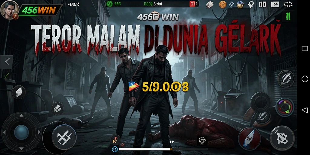 Tampilan gameplay 456WIN dengan ketegangan dan kengerian mendalam.