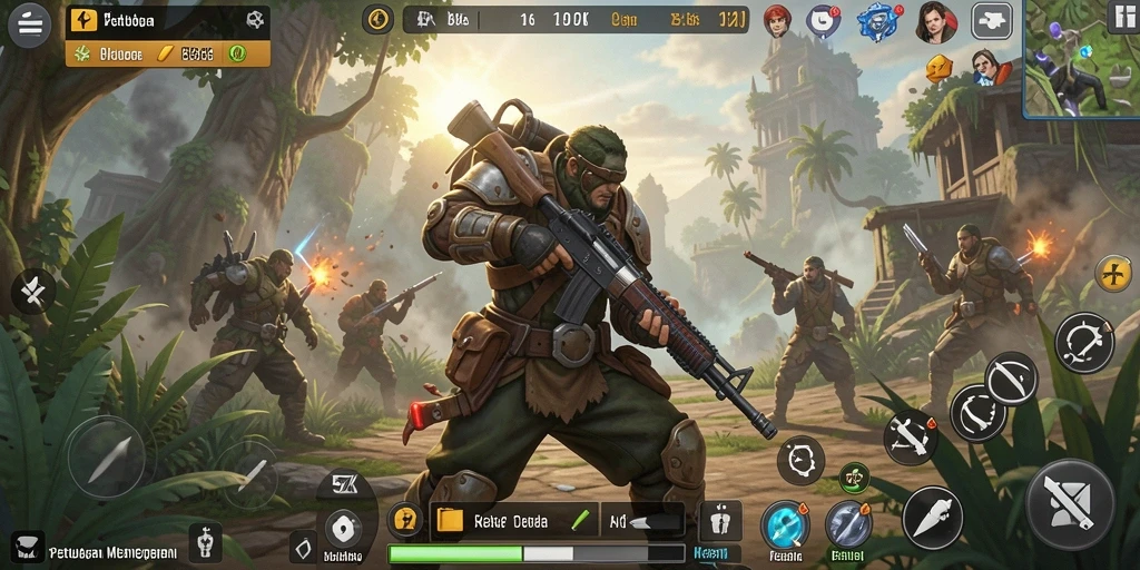 Gameplay seru 5ZK dengan dunia petualangan menawan.