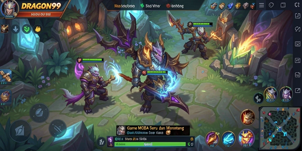 Tampilan gameplay seru dalam DRAGON99 dengan grafis menawan.