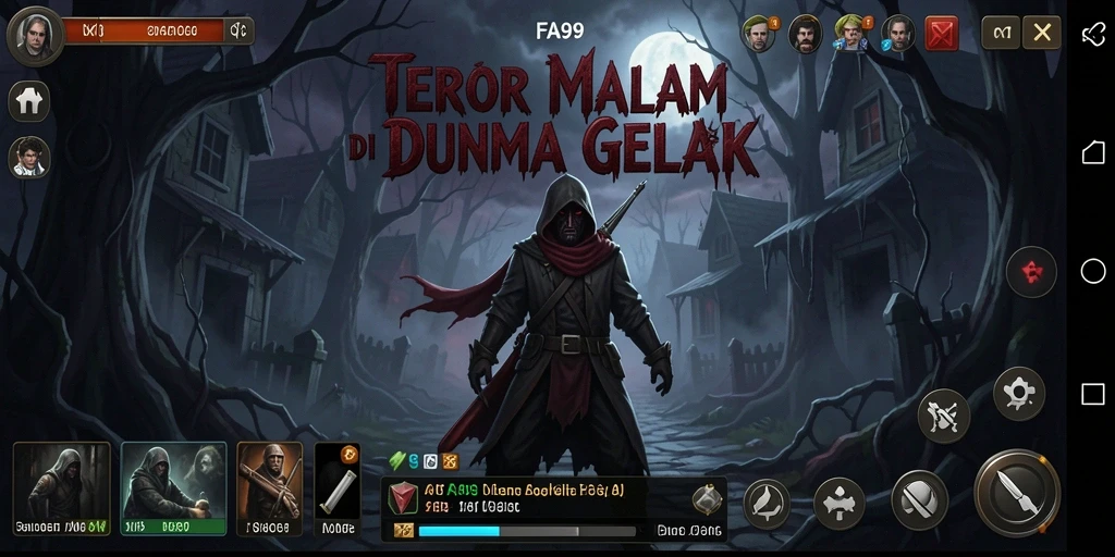 Screenshot FA99 menampilkan aksi seram dalam permainan Horror yang mendebarkan.