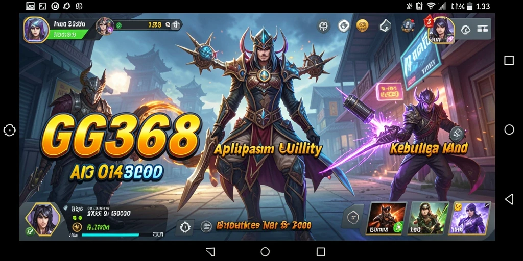Tampilan antarmuka GG368 yang user-friendly dan fungsional.