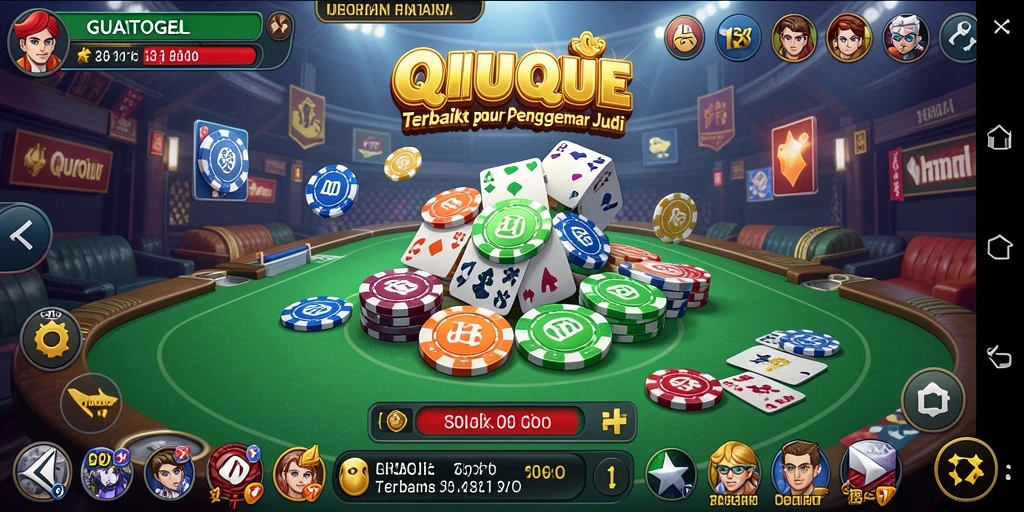 Gameplay QiuQiu yang seru dan mendebarkan di GUATOGEL.