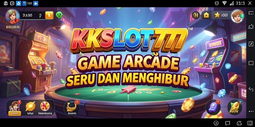 Tampilan gameplay seru dan menantang dari KKSLOT777.