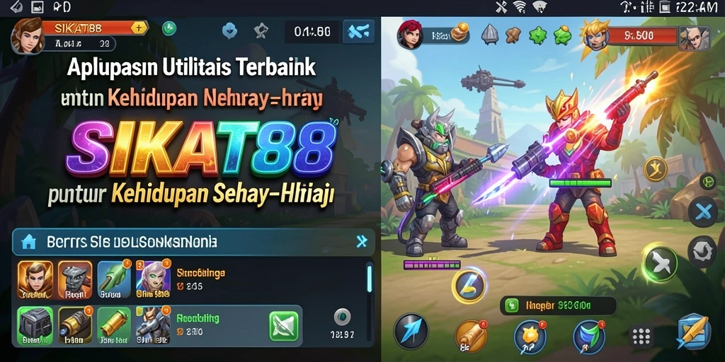 Tampilan SIKAT88 yang bersih dan fungsional untuk penggunaan Utility.